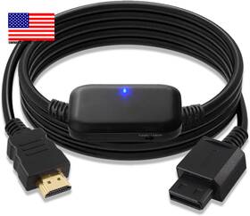 -us 313032156103 Wii To Hdmi Adapter Cable 1080p/720p Picture Quality Upscaler Resolution Enhan