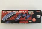039854000256 Hudson Soft Super Multitap Nintendo Snes Video Game 4 Player Adapter Cib