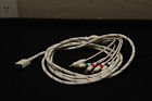 10ft Audio Video Ed Component Cable Wii U White Net Jacket 844660056898