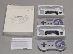 2.4ghz Mr1809wl 2.4ghz Wireless Snes Style Gamepads 2-pack With Usb And Adapters For Switch Pc