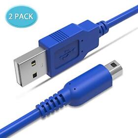2 Pack 5ft Usb Charger Cable For 3ds Power Charging Lead New Xl