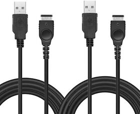 2 Usb Battery Charger Charging Cable For Nintendo Dc Nds Gameboy Advance Gba Sp