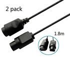 43230-36487 Extension Cable For Nintendo Controller Cord Black Feet 747180986921