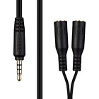 4330107927 Cordable Pc Gaming Headset Adapter Audio Mic Splitter 712971610521