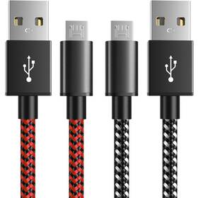 Ps4-03 6amlifestyle Ps4 Charger Cable For Controller 2 Pack 10ft Micro Usb Cord 480mbps Transfe