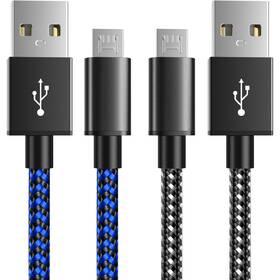 Ps4-0302bb 6amlifestyle Ps4 Controller Charger Charging Cable 2 Pack 10ft Extra Long Micro Usb 2.0 C