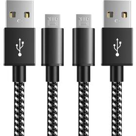 Us2-gm-p4cb 6amlifestyle Ps4 Charger Cable For Controller 2 Pack 10ft Micro Usb Nylon Braided Cord M