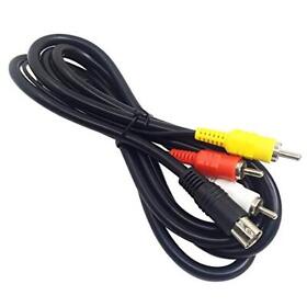 Afunta 6 Feet Standard Av Cable Rca Connection Cord Compatible Sega Genesis