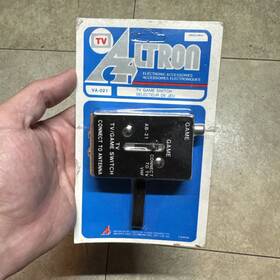 Va-021 Altron Vintage Tv/game/computer Tv Game Switch Box Adapter For Atari