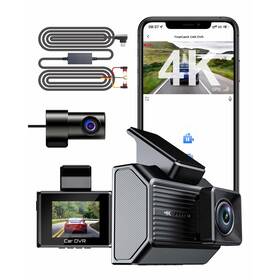 Amcar7 Amagicar Dual Dash Cam Real 4k 1080p Front And Rear Camera Built-in Wifi Gps 2