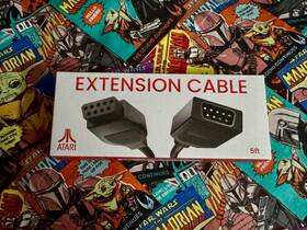 Atari 810086922758 Db9 Extension Cable 5ft Works With 2600 / 7800 Consoles New