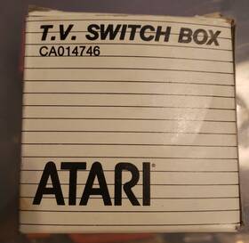 Ca0101112 Atari Vintage Electronics Tv Computer Antenna Video Game Switch Box