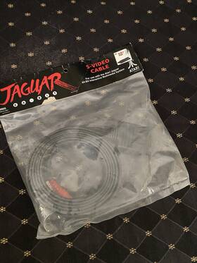 J8905 Atari Authentic S-video Cable For Jaguar System 6ft Length Sealed Vintage