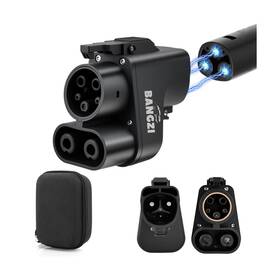 Tsl01 Bangzi Tesla Supercharger Adapter Nacs To Ccs1 Fast Charge Evs At Super