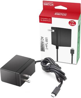 Sk90150260 Batterymon 15v 2.6a Ac Adapter Replacement For Nintendo Switch Game Console Black