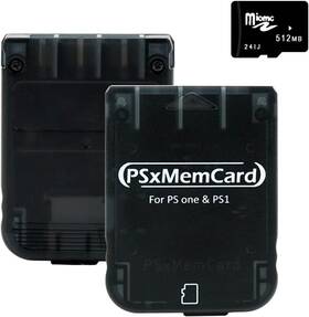 Bitfunx 445057489423 Psxmemcard Ps1 Memory Card - Supports Firmware Upgrade Saves Game Data