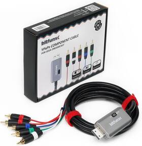 Branded 313103669662 Dreamcast Component Cable Adapter Supports Rgbs/vga To Video
