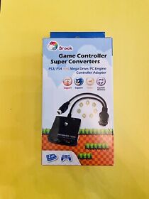 Zppa00b Brook Converter Ps3 Ps4 Controller To Mega Drive Genesis Pc Engine For Console