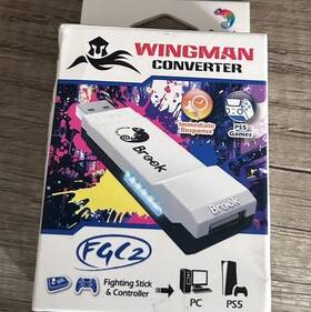 Brook X2wingmanfgc2 Wingman Fgc 2 Usb Wired Controller Adapter For Ps5 And Pc Fight Stick