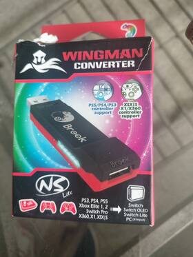 Zpp005d Brook Wingman Ns Lite Converter For The Ps3/ps4/xb360/xbo/xbx To Switch Open Box