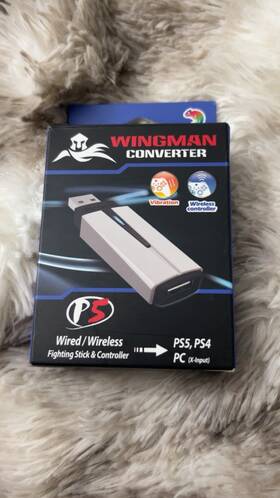 Zpp006w Brook Wingman Ps Controller Adapter Wired/wireless For Ps5 Ps4 Pc Fighting Stick