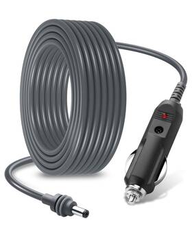 Cer-202505231726 Cerrxian Dc Power Cable With Cigarette Lighter For Starlink 32.8ft / 10m Gray