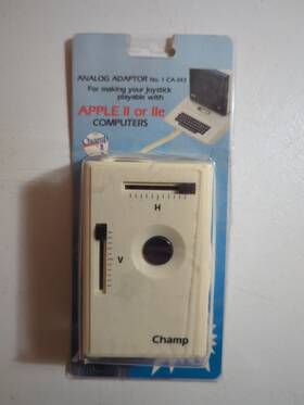 Ca-343 Champ Vtg. Atari Joystick Adapter For Apple 2 Computer