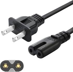 8541689500 Chanzon Xbox S X One Ps5 Ps4 Ps3 Power Cable 3 Ft Figure 8 Plug