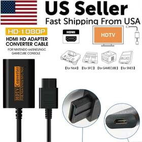 China Garden 313022999970 N64 To Hdmi Converter Adapter Hd Link Cable For Nintendo Gamecube Super Nes Snes