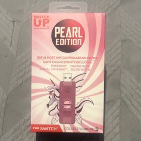 Cm00129 Collective Minds Switch Up Pearl Edition Pink Game Enhancer For Nintendo