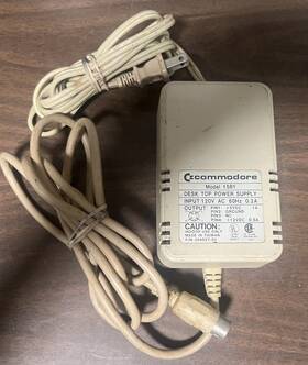 354027-01 Commodore Model 1581 Power Supply Ac Adapter Untested