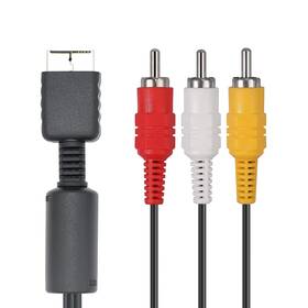 Acs-13 Cstesvn Av Cable For Ps3 Ps2 Ps1 Audio Video Rca Compatible With Playstation