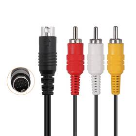 Jqte033-gs2-av Cuenstop Av Cable For Genesis 2 3 Standard Rca Connection Cord Compatible Wi