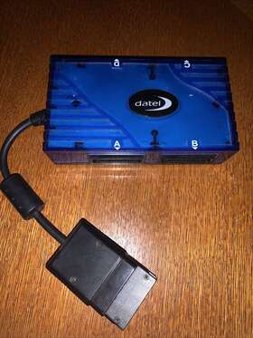 Ps2490d Datel Ps2 Multitap Playstation 2 Adapter 4 Player Multi-tap Tested Read