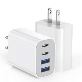 C44-b0dmnxly2n Dazana 40w Iphone 16 Charger Block 2pack 4-port Fast Usb C Blocks Multiport