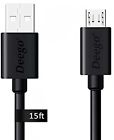 Deegotech Ps4 Micro Usb Cable 15ft 5m High Speed Playstation 4 Charging Cables Male 757450686390