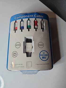 Digital Gadgets 643595000262 Component Cable For Nintendo Wii 6 Ft - Brand New Sealed