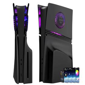 Db-pr-009-bk-us Dobewingdelou Faceplate Ps5 Disc Edition With Rgb Light Strip Dust Filter Cooling Vents