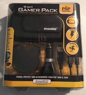 Dreamgear 845620018086 9 In 1 Gamer Pack For Sony Psp 3000 2000 New Package