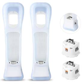 8927082 Dtiansir 2 Pack Motion Plus Adapter With Silicon Case Sensor W For Wii White