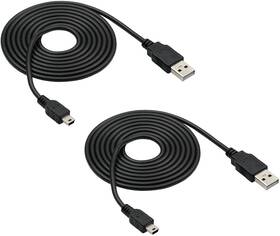 Ac01 Dtol Ps3 Controller Charger Cable Ring Mini Usb Data Charging Cord For Black