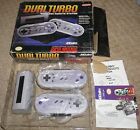 Dual Turbo Wireless Remote Set Controllers Super Nintendo Snes New In Box