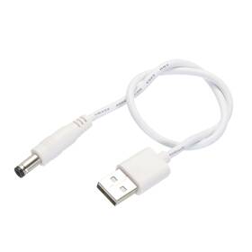 Duefixing 634149508174 Usb To Dc Power Cable 0.3 M 5.5mm X 2.1mm Cord White
