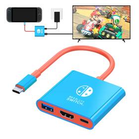 Dq029 Dueqid Usb C To Hdmi Adapter For Switch Dock 3 In 1 Tv With 4k Berry