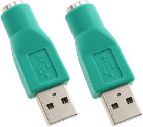 Fmcusbmk-g2 E-outstanding 2pcs Ps/2 Female To Usb Male Converter Ps2 Adapter