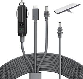 12-24v Eazuse 445013241249 Starlink Mini 3 In 1 Dc Power Cable 10ft 100w Usb C Cigarette Lighter P