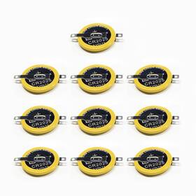 Cr2025 Eemb 933952671810 Tabbed Batteries 10 Pack 3v 2025 Gameboy Cartridge Battery Solder