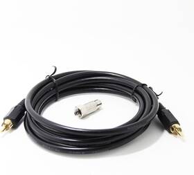 Electronic 705353942150 Rca Video Cable With Rf Tv Connector For Atari 2600 Jr 7800 Colecovision In