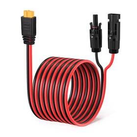 M-nx-1225 Elfculb 12awg Solar To Xt60 Charging Cable Panel Extension For Portabler