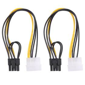 Elfjmzp Ep-00002 4 Pin Molex To 8 6 2pin Video Card Graphics 7.4 Inches